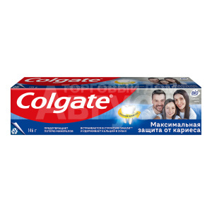 Зубная паста Colgate Максимальная защита от кариеса Свежая мята, 100 мл