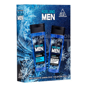 Набор подарочный Norland Men Ice Freshnes (шампунь 250мл + гель для душа 250мл), мужской
