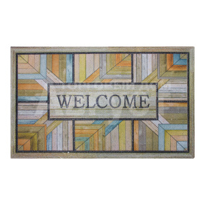 Коврик дверной 12788 Паркет 45*75 см, переработанная резина