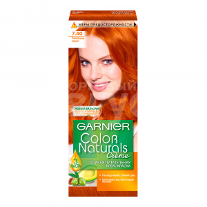 Краска для волос Garnier Color Naturals тон 7.40, Пленительный мед