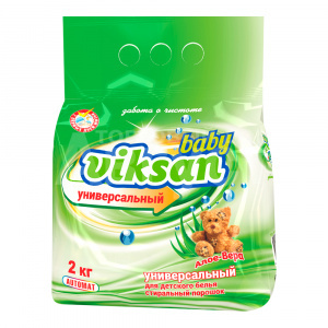 Стиральный порошок Viksan baby автомат, алое вера, 2 кг