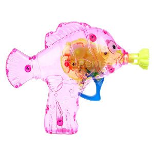 Мыльные пузыри 728875 Funny toys Рыбка-пистолет, со светом, в ассортименте 50 мл