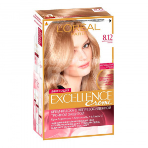 Краска для волос L'Oreal Excellence Creme тон 8.12, мистический блонд