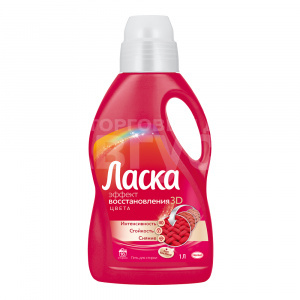 Гель для стирки Ласка Магия цвета, 1 л