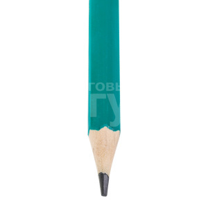 Карандаш чернографитный Staff 181939 EVERYDAY BLP-GRN HB с ластиком, пластик, корус зеленый