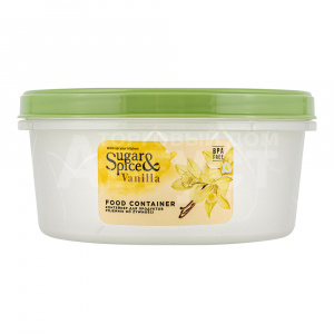 Банка для сыпучих продуктов Sugar&Spice SE188711050 Vanilla, с завинчивающейся крышкой, пластик, фисташка, 0,4 л