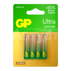 Батарейка Greenini Professional Ultra alkaline G-Tech 24AUA21-2CRSBC4, Блистер4 шт