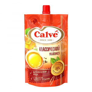 Майонез Calve Классический, жирность 50,% дой пак, 200 мл