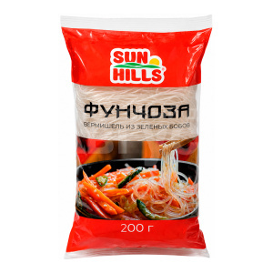 Фунчоза Sun Hills бобовая вермишель быстрого приготовления, 200 г