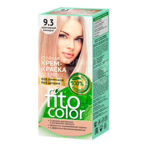 Краска для волос Fito Color Без аммиака и запаха тон 9.2, жемчужный блонд