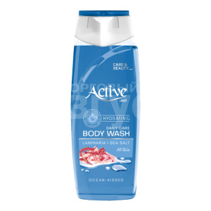 Гель для душа Active CARE & BEAUTY парфюмированный, увлажение, с морской солью, 400 мл