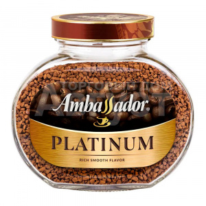 Кофе Ambassador Platinum быстрорастворимый сублимированный, 95 г