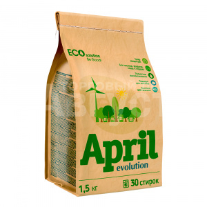 Средство для стирки April Evolution универсальный EcoSolution, 1500 г