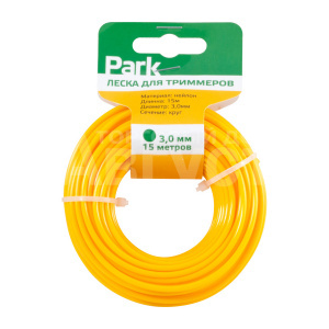 Леска для тримера Park 990597 круг 3 мм15 м
