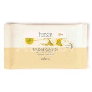 Салфетки Влажные Витэкс Intimate для ИНТИМНОЙ ГИГИЕНЫ 15 шт