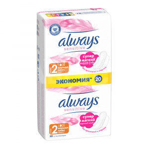 Прокладки гигиенические Always Ultra Sensitive Normal Plus Duo, 20 шт