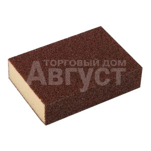 Губка хозяйственная Рыжий кот 104452 карборундовая для сильных загрязнений 10*7*2,5 см, 1 шт