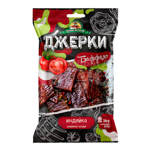 Джерки из индейки, с/в, Баффало, 45 г