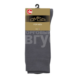 Носки мужские Omsa CLASSIC 203 гладь всесезонные, размер 45-47, Grigio Scuro