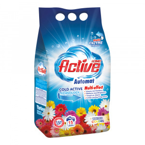 Стиральный порошок Home Active для белого и цветного белья, 1,5 кг