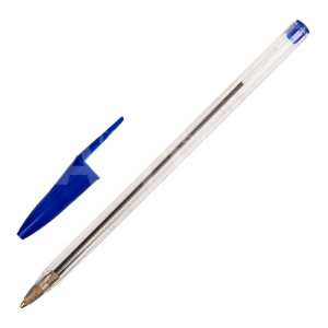 Ручка 143758 шариковая STAFF Basic Budget BP-02 0.5мм, синяя