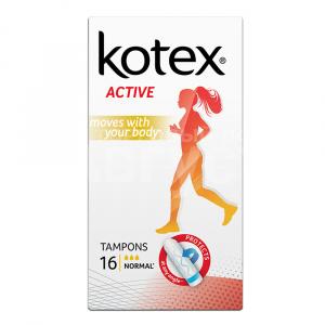 Тампоны гигиенические Kotex Active Normal, 16 шт