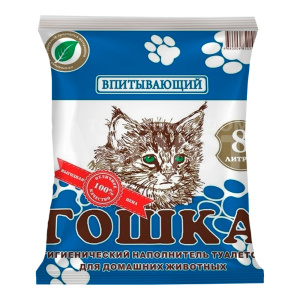 Наполнитель для кошачьих туалетов Гошка впитывающий, 8 л