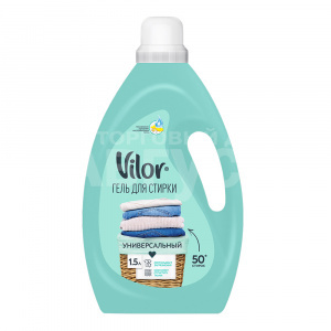 Гель для стирки Vilor универсальный, 1,5 л