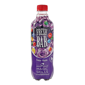 Вода газированная Fresh Bar Magic Skills, безалкогольный, сильногазированный, 0,48 л