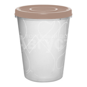 Контейнер для продуктов SE188911005 Sugar&Spice Vanilla, круглый, пластик, латте, 1 л