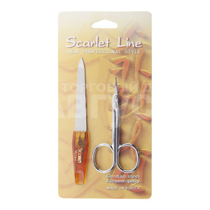 Набор маникюрный Scarlet line 130sl-В-028 В-028, 2 предмета