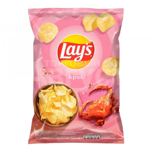 Чипсы Lays Краб, 140 г