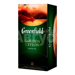 Чай черный крупнолистовой Greenfield Голден Цейлон 25 пакетиков