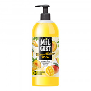Мыло жидкое MilGurt 860мл манго и дыня в йогурте