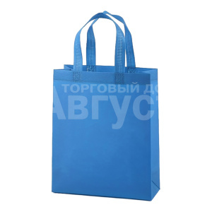 Сумка SHP-04 хозяйственная, нетканная, цвет: синий 30*38 см
