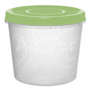Контейнер для продуктов SE188811050 Sugar&Spice Vanilla, круглый, пластик, фисташка, 0,7 л