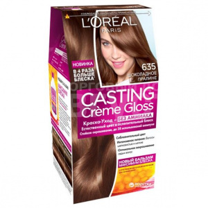 Краска для волос L'Oreal Casting Creme Gloss тон 635, шоколадное пралине