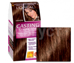 Краска для волос L'Oreal Casting Creme Gloss без аммиака тон 532, черный шоколад