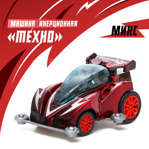 Машина 7817339 инерционная, Техно, 5,9 х 4,7 х 2,6 см, пластик, в ассортименте