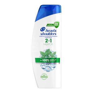 Шампунь Head & Shoulders 2 в 1 Ментол, мужской, 360 мл
