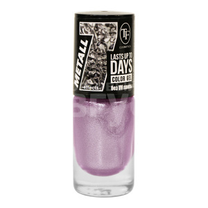 Лак для ногтей Triumf Color Gel Metall Аметистовый хром, тон 342, 8 мл