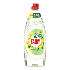 Средство для мытья посуды Fairy Pure&Clean бергамот и имбирь, 650 мл