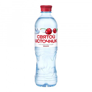 Вода негазированная Святой источник Вишня, 0,5 л