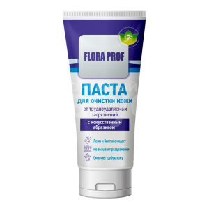 Паста для рук Flora Prof очищающая, с искусственным абразивом, 200 мл