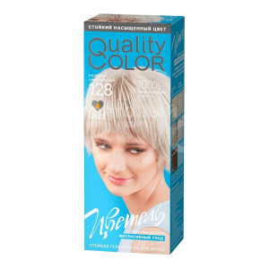 Гель-краска для волос Estel Цветель Vital Quality Color тон 128, полярно-серебристый