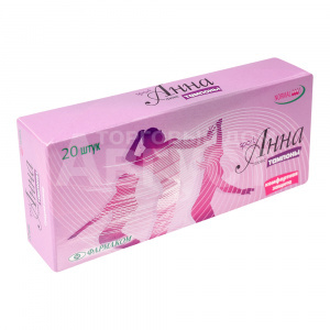 Тампоны гигиенические Анна Люкс sport, 3 капли, 20 шт