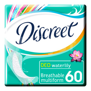 Прокладки ежедневные Discreet Alldays Deo Water Lily Multiform, 60 шт
