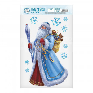 Наклейка на окно 2366467 Сказочного Нового года, многоразовые, 20*34 см