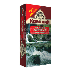 Чай черный Добрыня Никитич байховый, крепкий, 25 пакетиков