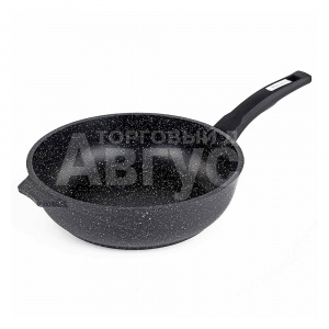 Сотейник 1004371 Мечта Гранит black 243802 антипригарное покрытие, 24 см, черный